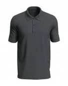 Koszulki męskie - Koszulka męska polo T-shirt męski bawełniany Polówka Stedman ST9050 Grey M - miniaturka - grafika 1