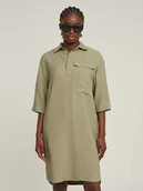 Sukienki - G-Star Sukienka w kolorze khaki - miniaturka - grafika 1