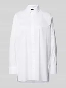 Koszule damskie - Bluzka koszulowa z przedłużonym tyłem - miniaturka - grafika 1