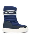 Buty dla dziewczynek - Moon Boot Śniegowce Jr Park Zip High Wp 80D3440080 D Granatowy - miniaturka - grafika 1