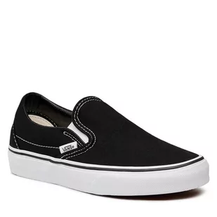 Vans Tenisówki Classic Slip-On VN-0EYEBLK Black - Trampki damskie - miniaturka - grafika 1