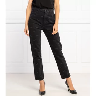 Spodnie damskie - Trussardi Jeansy JACQUARD | Straight fit - grafika 1