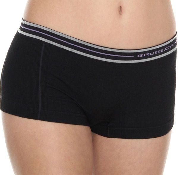 Brubeck Bokserki damskie Active Wool czarne r. M BX10860