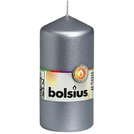 Świece - Świeca pienkowa 120/58 srebrna - miniaturka - grafika 1