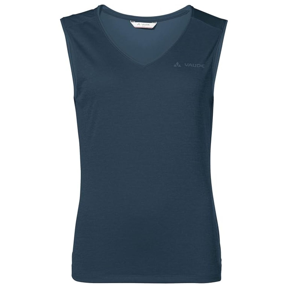 Koszulka damska Vaude Essential Top sportowa bez rękawów granatowa-XL