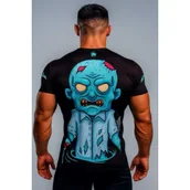 Kimona, stroje i obuwie - WarHouse Rashguard Krótki Rękaw Zombie Black - miniaturka - grafika 1