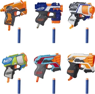 Zestaw Nerf Microshots 6-pak E8889BB - Zabawki militarne - miniaturka - grafika 1