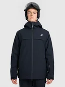 Kurtki męskie - 4F Kurtka narciarska membrana 8000 męska - czarna XL - miniaturka - grafika 1