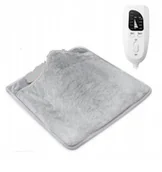 Masażery - Elektryczny podgrzewacz do stóp z regulacją temperatury szary - miniaturka - grafika 1