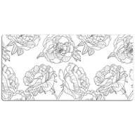 Podkładki na biurko - Podkładka na biurko Rysunek róż 120x60 cm - miniaturka - grafika 1