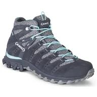 Buty trekkingowe damskie - Buty damskie Aku Alterra Lite Mid Ws GTX Rozmiar butów (UE): 41,5 / Kolor: szary/niebieski - miniaturka - grafika 1