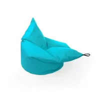 Fotele i pufy dla dzieci - Pufa Worek Dla Dzieci Lefrs Turkusowy - miniaturka - grafika 1