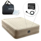 Materace turystyczne - Intex Materac do spania 152 x 203 x 46 cm Ultra Plush Queen z wbudowaną pompką elektryczną 64428 - miniaturka - grafika 1