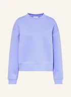 Bluzy damskie - Lacoste Bluza Nierozpinana Oversize blau - LACOSTE - miniaturka - grafika 1