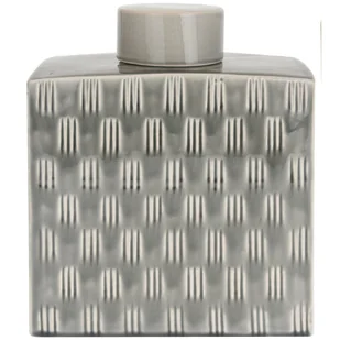 Excellent Houseware Ceramiczny słój dekoracyjny z nakrętką pojemnik ADC100260 - Pozostałe akcesoria barmańskie - miniaturka - grafika 1