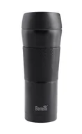 Kubki termiczne - Berretti Kubek Termiczny Click-Clack Nierdzewny Kawę Herbatę Napoje 400Ml .Termos Czarny - miniaturka - grafika 1