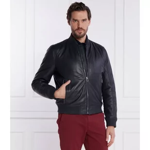 Joop! Skórzana kurtka bomber Normos | Regular Fit - Kurtki męskie - miniaturka - grafika 1