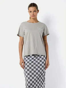 Noisy May T-Shirt Nate 27032631 Szary Regular Fit - Koszulki i topy damskie - miniaturka - grafika 1