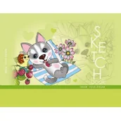 Szkolne artykuły papiernicze - Fresh Szkicownik 14.8 x 10.5 cm 96 kartek - miniaturka - grafika 1