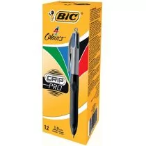 Długopis 4 Colours Grip Pro pudełko 12 sztuk - Przybory szkolne - miniaturka - grafika 1