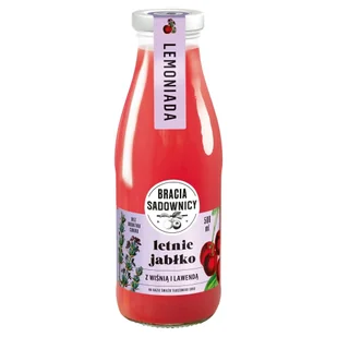 Letnie Jabłko Z Wiśnią I Lawendą 500Ml Bracia Sadownicy - Soki i napoje niegazowane - miniaturka - grafika 1