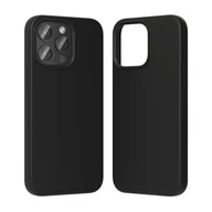 Etui i futerały do telefonów - Etui Silikonowe Vention KUFB0-40 do iPhone 15 Pro Max (czarny) - miniaturka - grafika 1