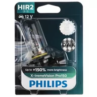 Żarówki samochodowe - Żarówka halogenowa PHILIPS X-tremeVision Pro150 HIR2 12V 55W, 1 szt. - miniaturka - grafika 1