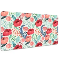 Podkładki na biurko - Mata ochronna na biurko Kwitnące maki 100x50 cm - miniaturka - grafika 1