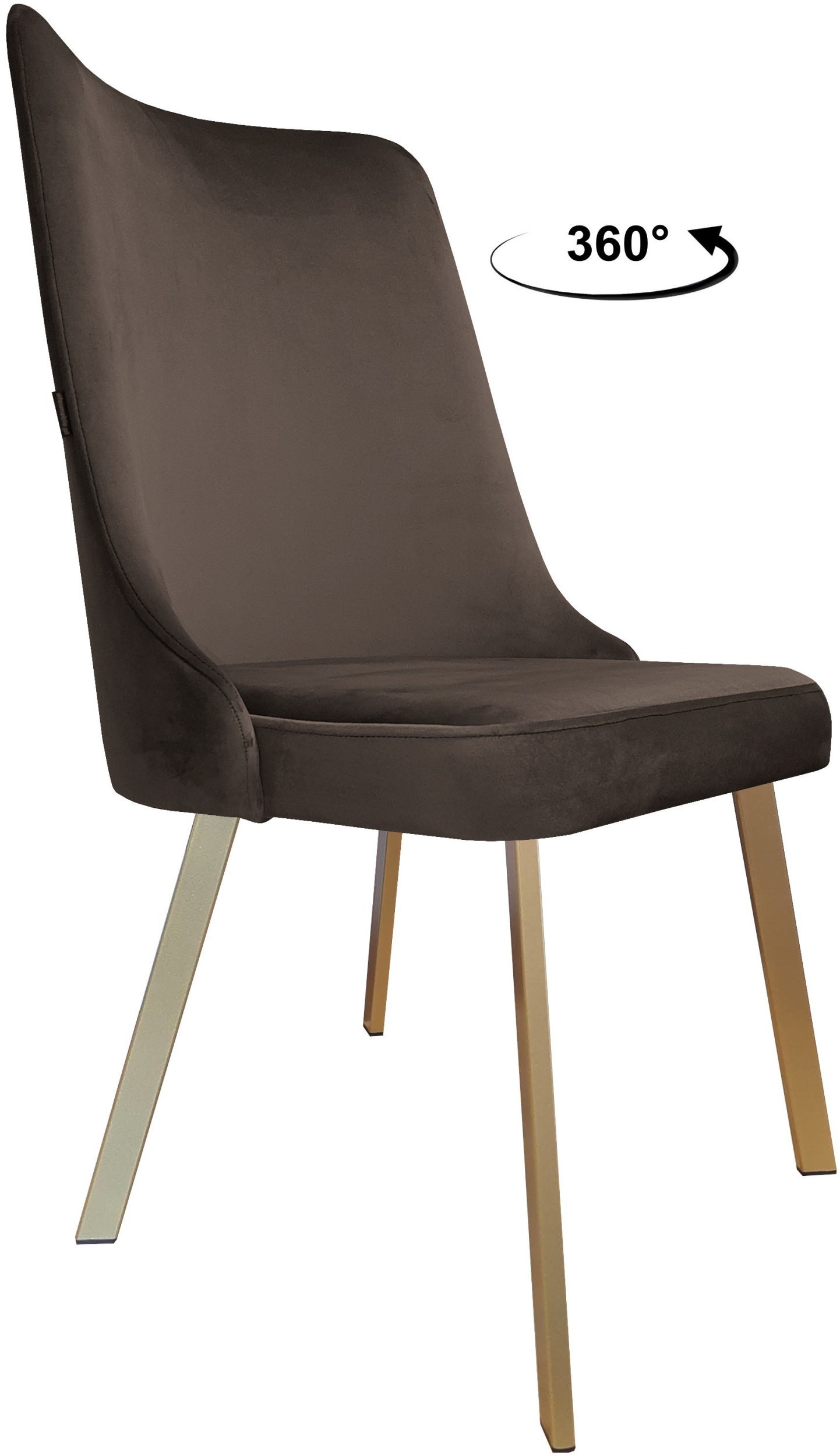 Krzesło obrotowe Victor noga Profil złota MG05