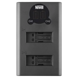 Newell Ładowarka do aparatu Ładowarka dwukanałowa DL-USB-C do akumulatorów AABAT-001 NL2115 - Ładowarki do aparatów dedykowane - miniaturka - grafika 1