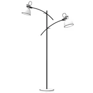 Lampy stojące - Candellux ZUMBA LAMPA PODŁOGOWA SZTYCA PROSTA 2X40W E14 BIAŁY+CZARNY 52-72672 - miniaturka - grafika 1