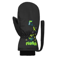 Odzież trekkingowa męska - Dziecięce Rękawiczki REUSCH KIDS MITTEN 62/85/405/7700 – Czarny - miniaturka - grafika 1