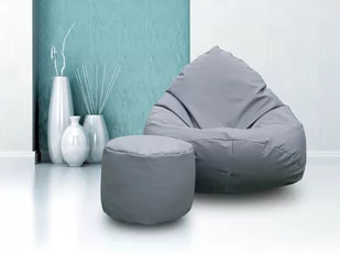 Pufa sako XXXL worek + gratis szara - Pufy i podnóżki - miniaturka - grafika 1