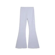 Legginsy - Damskie Legginsy PUMA DARE TO TEXTURED FLARED LEGGINGS 62980947 – Niebieski - miniaturka - grafika 1