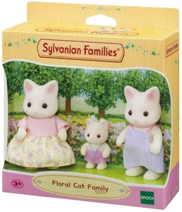 Sylvanian Families Rodzina Kwiatowych Kotów 5373 - Figurki dla dzieci - miniaturka - grafika 1