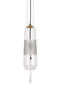 Newel lampa wisząca 1-punktowa czarna DW-d5018 - Lampy sufitowe - miniaturka - grafika 1