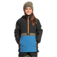 Kurtki narciarskie - Dziecięca Kurtka ocieplana QUIKSILVER STEEZE YOUTH JK B SNJT KVJ0 EQBTJ03163-KVJ0 – Czarny - miniaturka - grafika 1