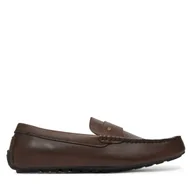 Mokasyny męskie - Mokasyny Gino Rossi LUIGI-02 125AM Brązowy - miniaturka - grafika 1