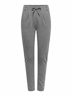 Spodnie damskie - ONLY Damskie spodnie Onlpoptrash Life Easy COL Pant PNT NOOS, Grigio (Medium Grey Melange), (M) W / 32L - miniaturka - grafika 1