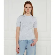 Bluzki damskie - GUESS Sweter ROSIE 4G Regular Fit - miniaturka - grafika 1