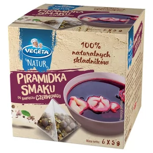 Vegeta Natur Piramidka smaku do barszczu czerwonego 30 g (6 x 5 g) - Przyprawy i zioła sypkie - miniaturka - grafika 1