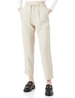 Spodnie damskie - ONLY Damskie spodnie Onlcaro-poptrash Easy Linen Bl PNT Noos, Oxford Tan, (L) W / 32L - miniaturka - grafika 1