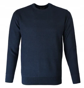 Elegancki SWETER Męski Klasyczny GRANATOWY L Pako Jeans - Swetry męskie - miniaturka - grafika 1