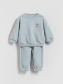 Komplety dla niemowląt - Reserved - Bawełniany komplet - jasnoniebieski - miniaturka - grafika 1