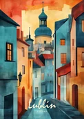 Plakaty - Plakat Lublin - Stare Miasto nr 1 - miniaturka - grafika 1