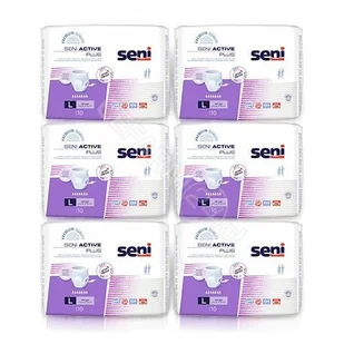 SENI ACTIVE PLUS Majtki chłonne L 10 szt. - Bielizna lecznicza - miniaturka - grafika 4