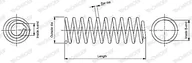 Sprężyny zawieszenia - Monroe Sprężyna zawieszenia SP0019 - miniaturka - grafika 1