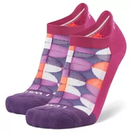 Skarpetki damskie - Balega Grit and Grace damskie skarpety do biegania Arch Support Performance No-Show Athletic Running Socks, I Can I Will, czerwone i fioletowe, rozmiar M, Grit & Grace I Can I Will Wielokolorowy - miniaturka - grafika 1