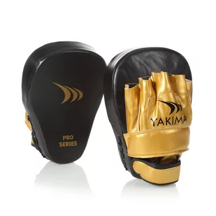 Tarcze trenera profilowane Yakimasport MAX Black/Gold - Tarcze i łapy - miniaturka - grafika 1