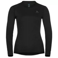 Pozostała odzież narciarska - Koszulka damska Odlo BL TOP crew neck l/s ACTIVE WARM ECO ODLO XL - miniaturka - grafika 1